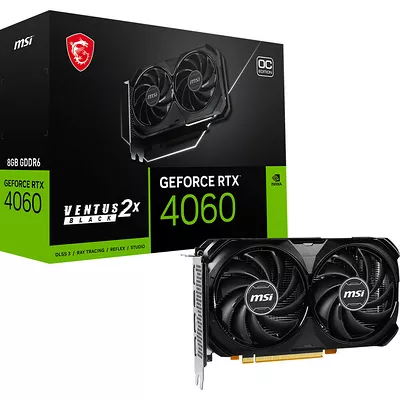 MSI GeForce RTX 4060 VENTUS 2X BLACK OC