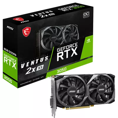 MSI GeForce RTX 3050 VENTUS 2X XS OC (8 Go)